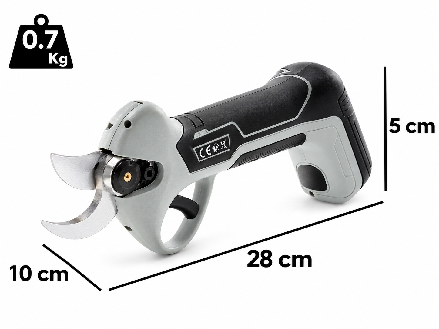 FORBICE ELETTRICA KV220 MM22 BAT LITIO - immagine 2