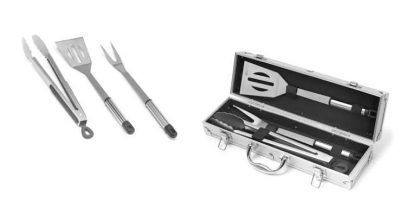SET VALIGETTA ALLU 3 PZ ACCIAIO INOX   (sostituisce i cod. 03380 - 04380) Leggermente pi? piccola ma con prezzo molto competitivo.