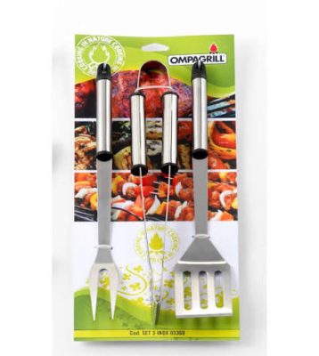 SET 3 PZ. ACCIAIO INOX