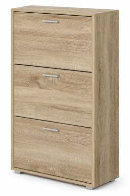 SCARPIERA ROVERE 3 SCOMPARTI 67X28X112CM